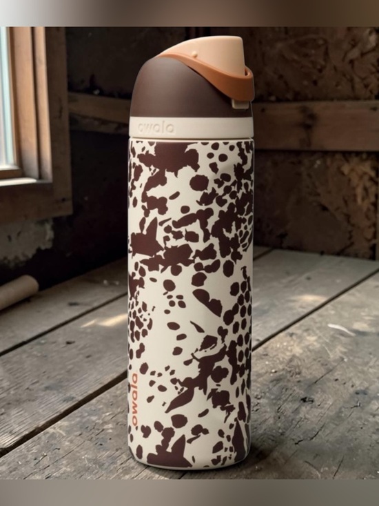 owala Other - Authentic Owala 24 oz FreeSip Cow Print Cowgirl Core Color Drop Bottle